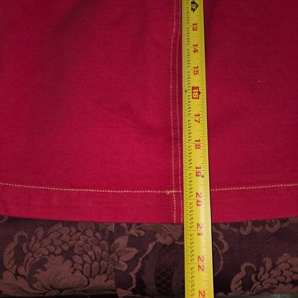 Dream Jeannes by Quacker Factory Skort Skirt Red Size M - Picture 6 of 6
